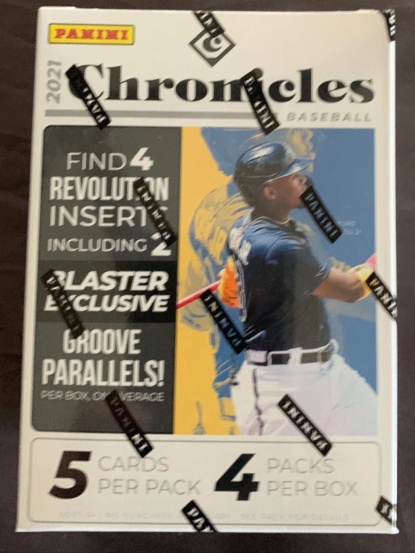 2021 Panini Chronicles Baseball trading card blaster box