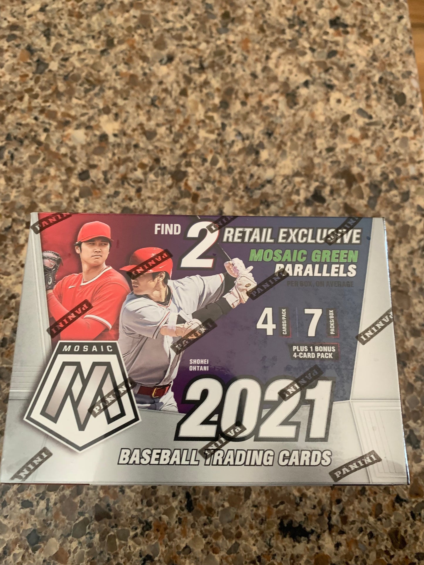2021 mosaic baseball trading card blaster box