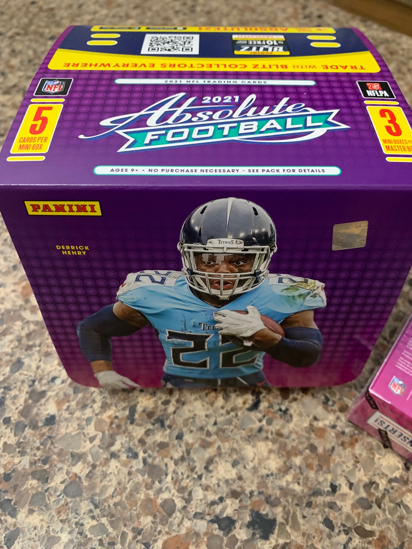 2021 Absolute Football Hobby Box. This is for 1 mini out of a hobby box 5 cards per mini box