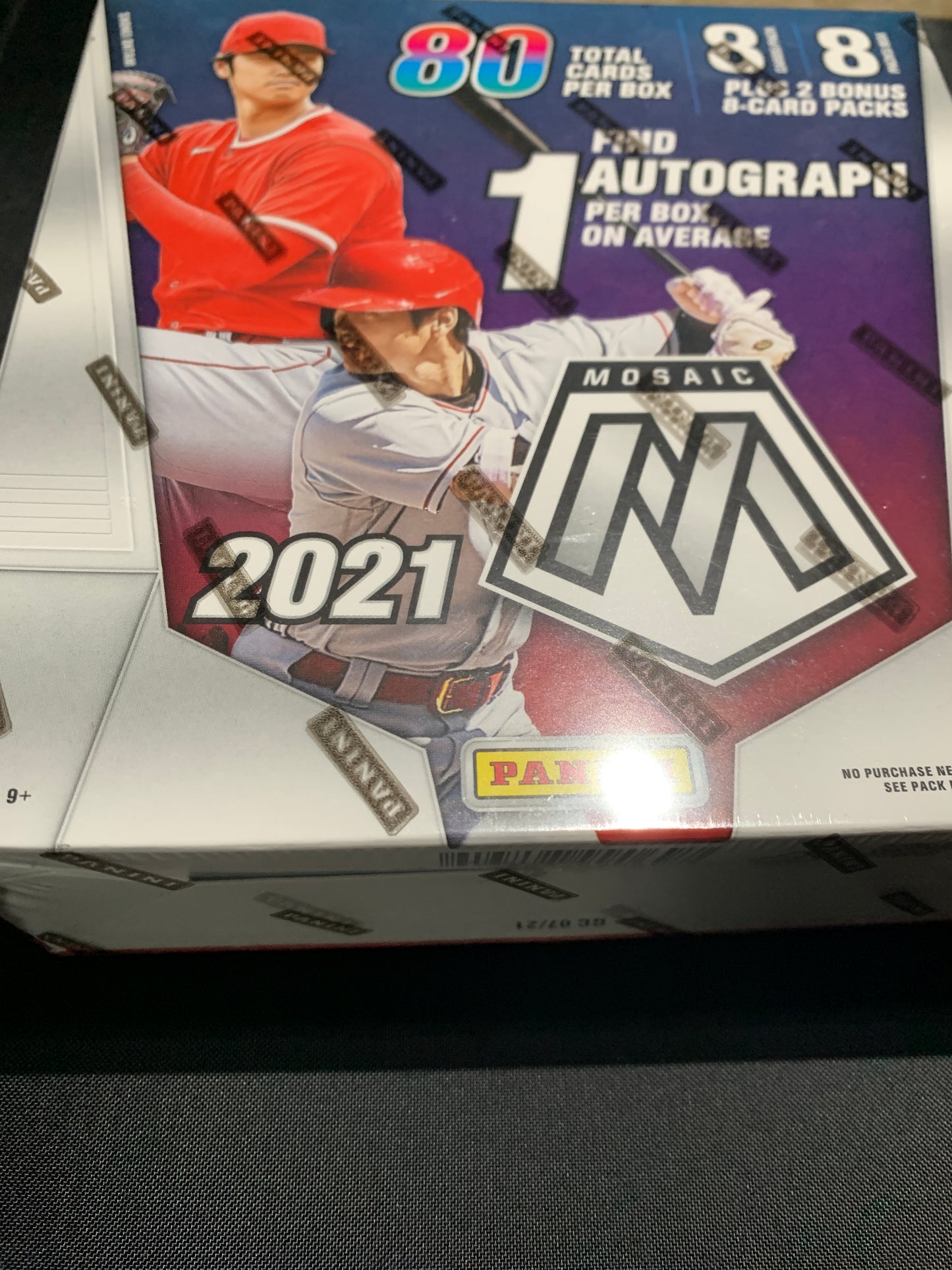 2021 Panini Mosaic Baseball Mega Box (Reactive Blue Parallels!) Factory Sealed this listing is for a single pack
