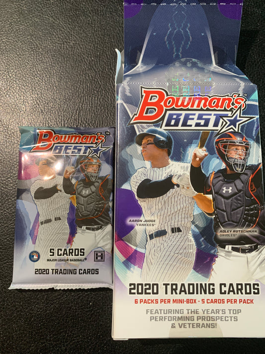 2020 Bowman's Best Baseball Hobby Single Pack for sale