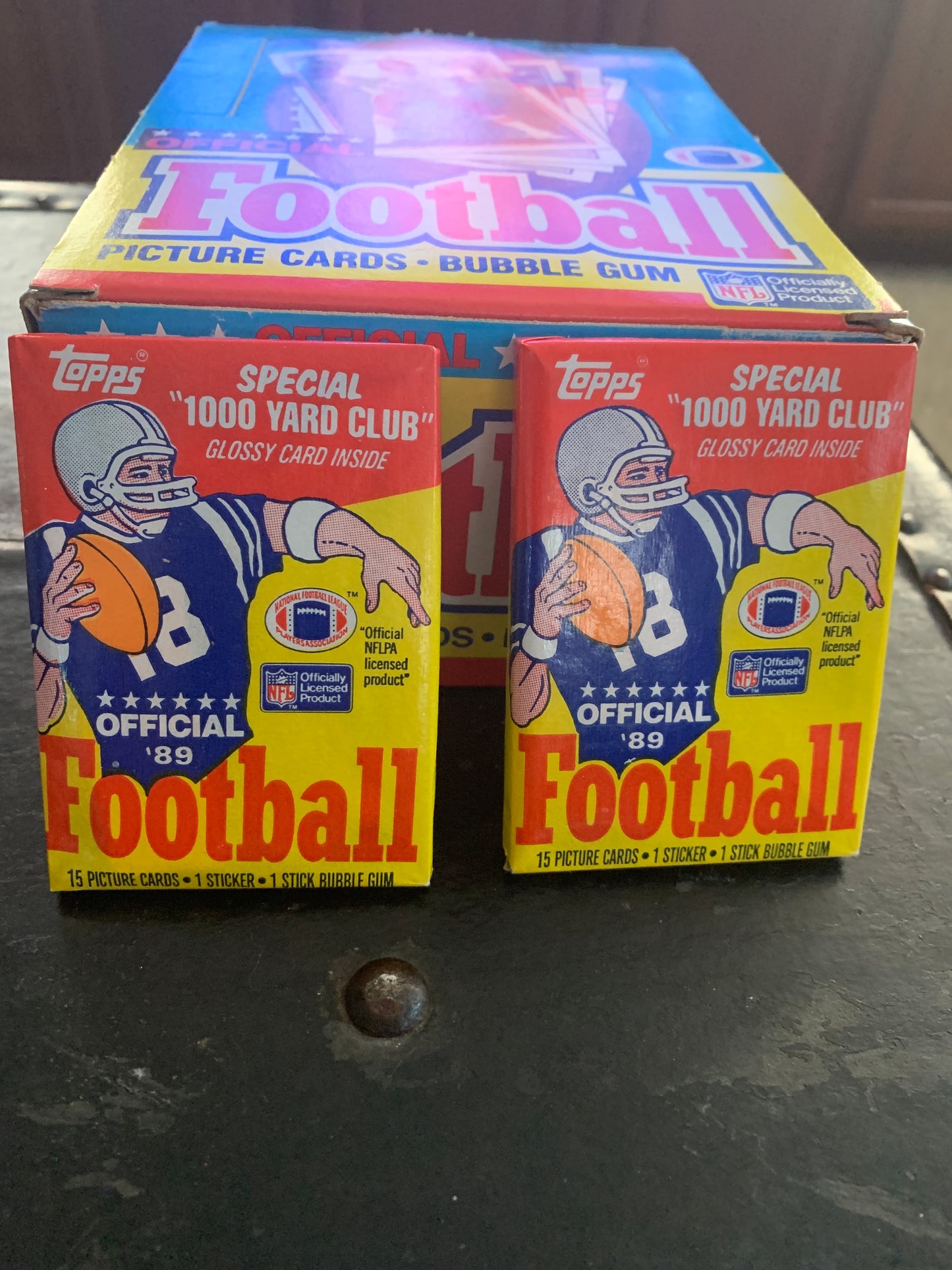1989 Topps Football (1) ONE WAX PACK from one box