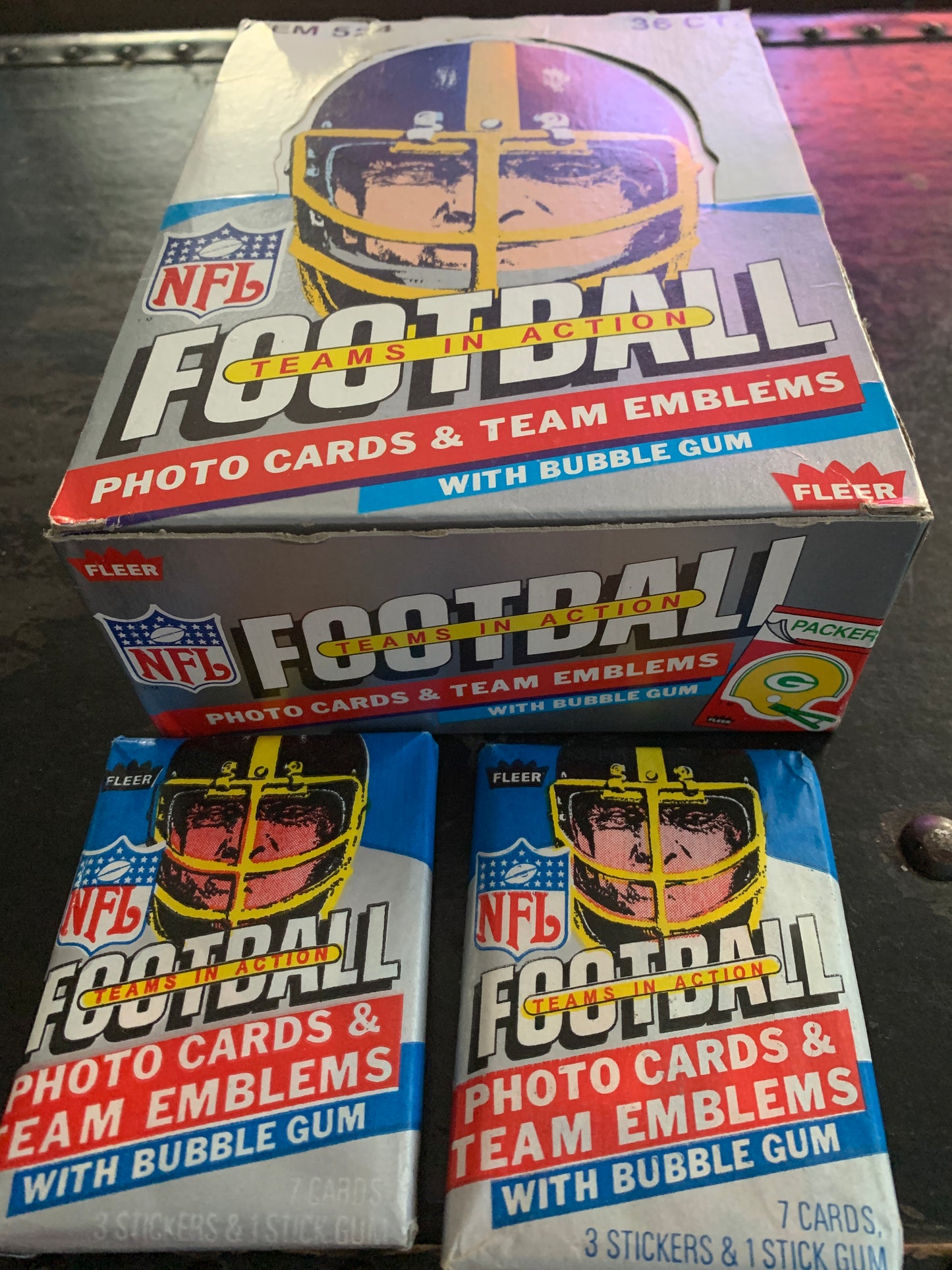 1984 Fleer Football Single Wax Pack For Sale