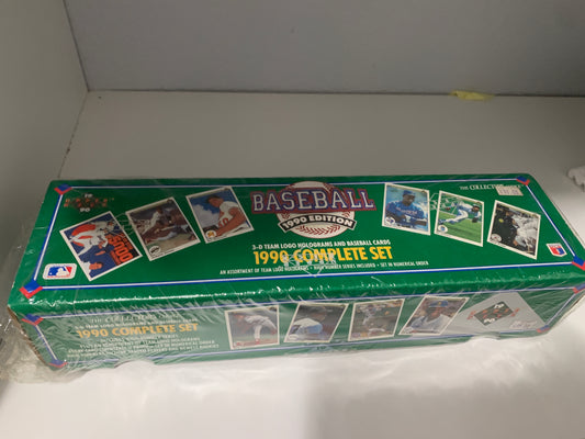 1990 Upper Deck Baseball Complete Sealed Set With 3-D Team Logo Holograms