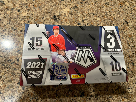 2021 Mosaic Baseball Sealed FOTL Hobby Box NEW