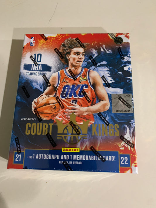 2021-22 Panini Court Kings Basketball Hobby Box