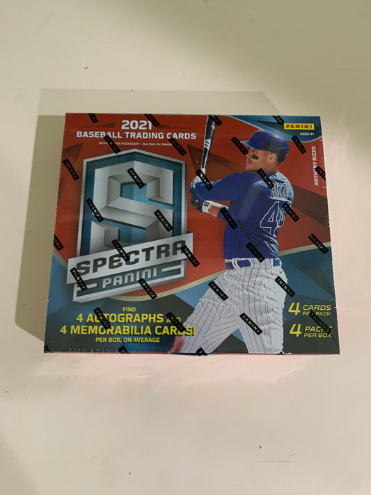 2021 Panini Spectra Baseball Hobby Box Factory Sealed