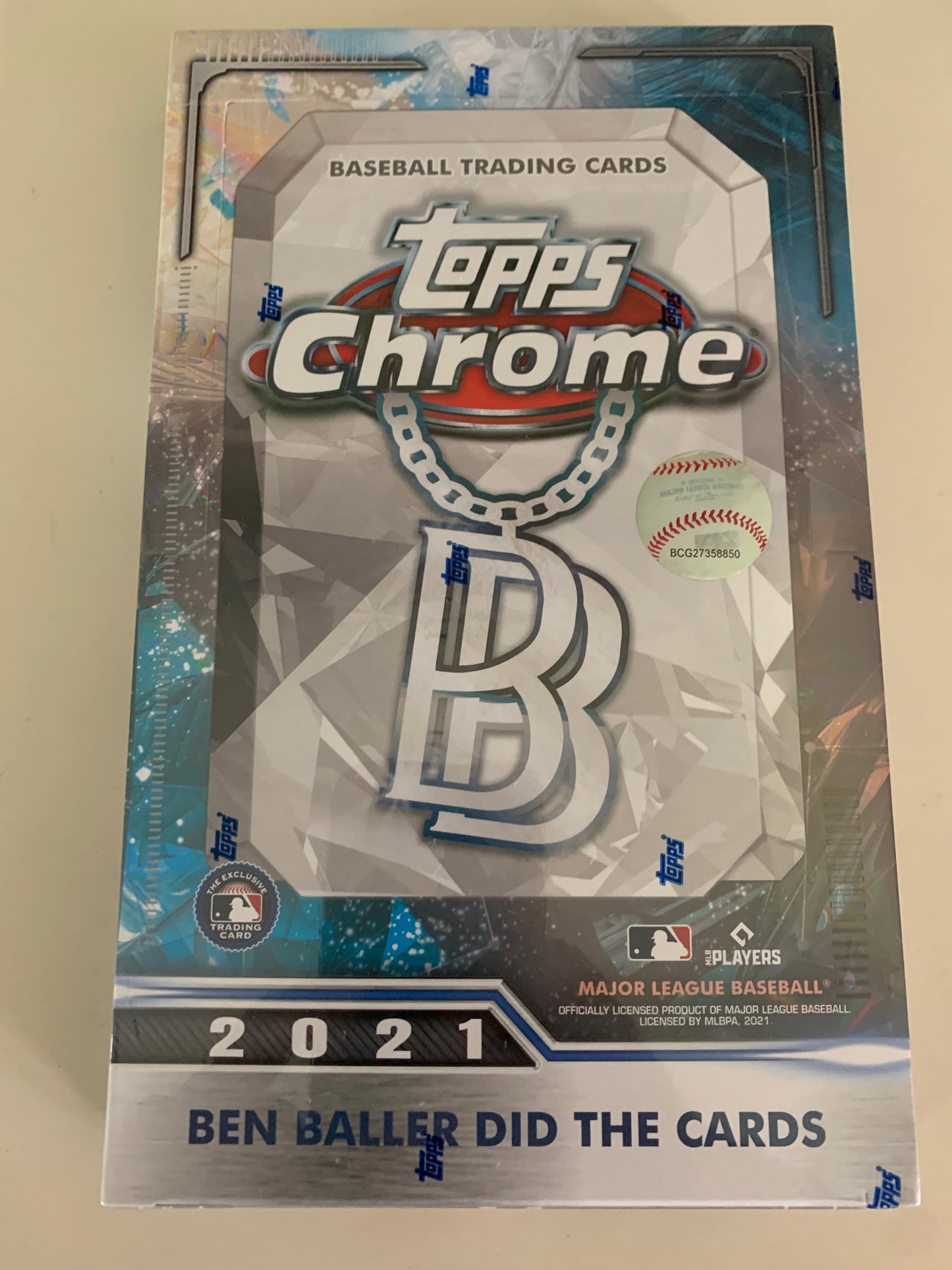 2021 Topps Chrome MLB Ben Baller Edition Hobby Box Sealed