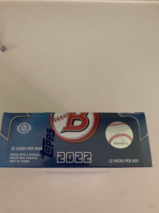 2022 Bowman Baseball HTA Hobby Jumbo Box