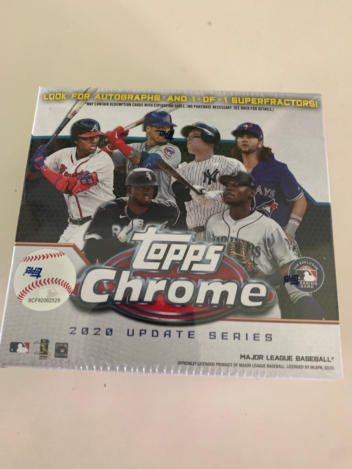 2020 Topps Chrome Update Series Baseball Factory Sealed Mega Box