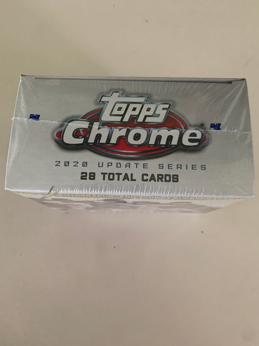 2020 Topps Chrome Update Series Baseball Factory Sealed Mega Box