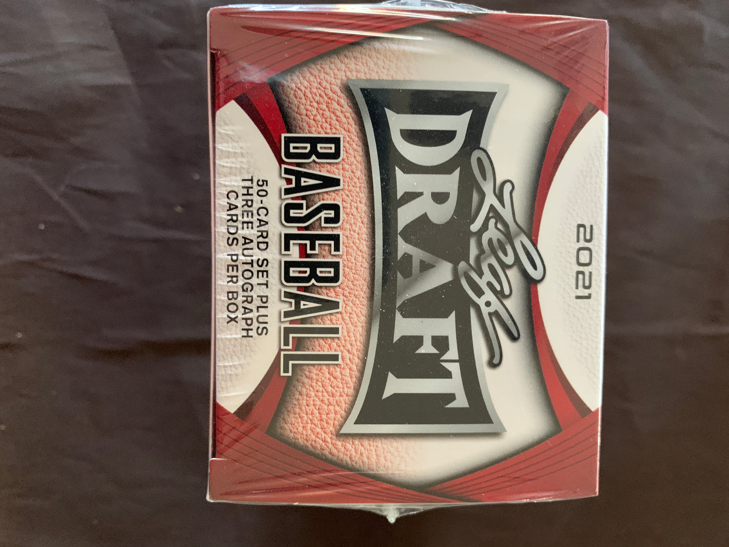2021 Leaf Draft Baseball 50 card base set with three auto's per box