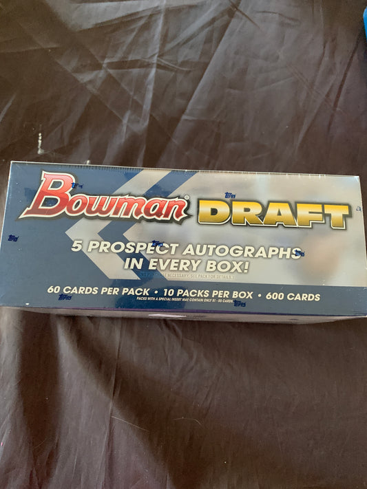 2015 Bowman Draft Baseball Jumbo Hobby Box 5 Auto's per box