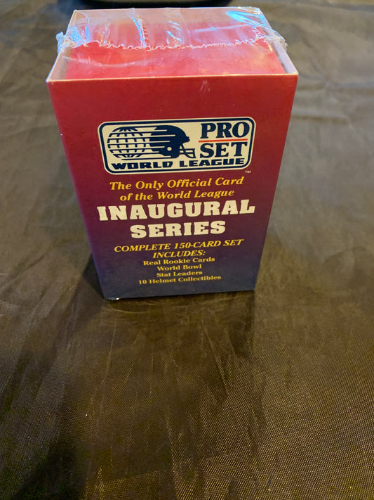 1991 PRO SET World League Football - Complete Factory Sealed Set - 150 cards