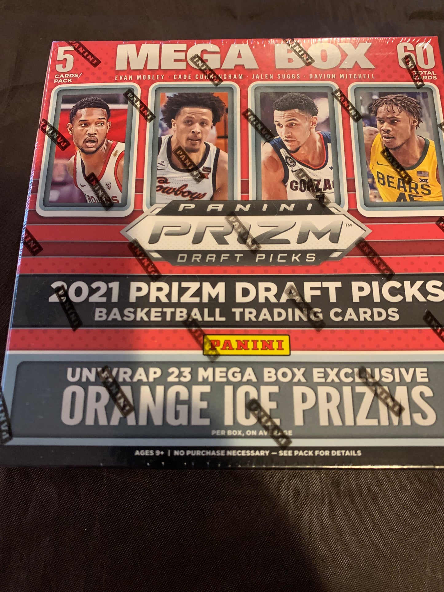 2021 Panini Prizm Draft Picks Basketball NBA Mega Box 60 Cards Factory Sealed