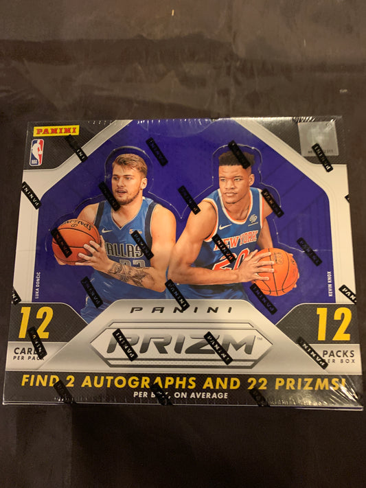 2018-19 Panini Prizm Basketball Sealed Trading Card 12-Pack Hobby Box