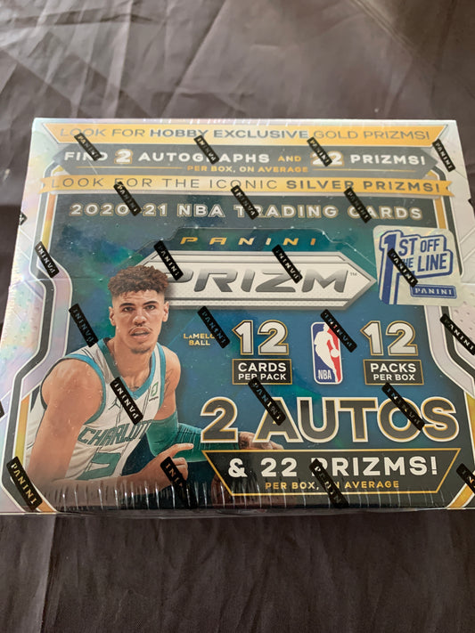 2020-21 Panini Prizm FIRST OFF THE LINE FOTL Basketball HOBBY BOX Sealed