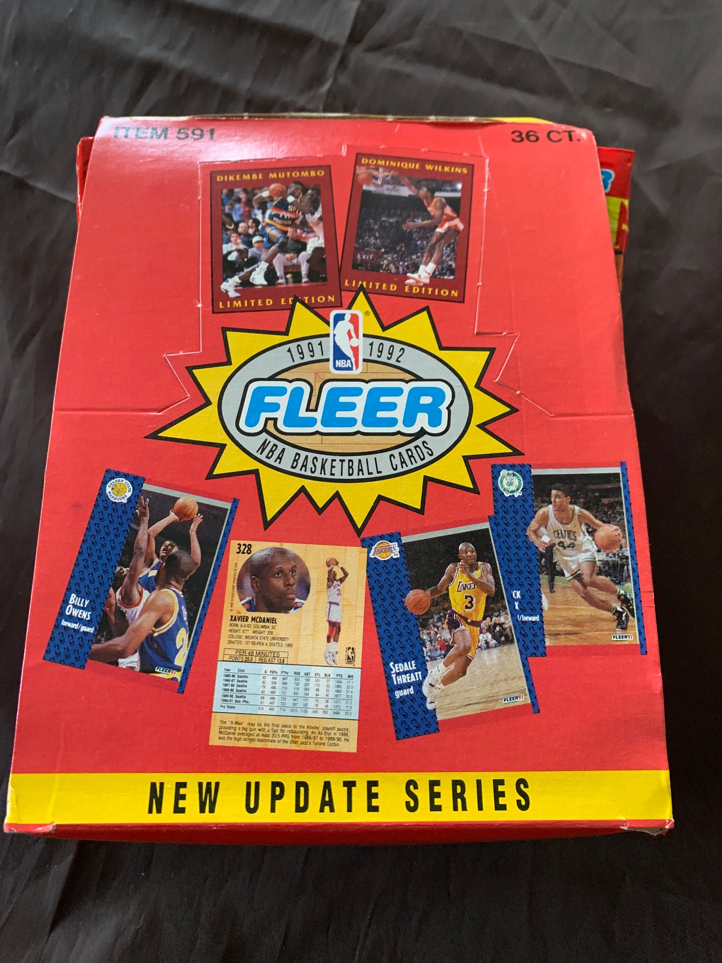 1991-92 Fleer Basketball Update Series Single Pack For Sale