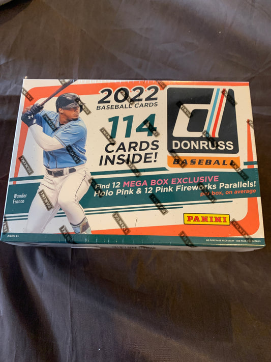 2022 Panini Donruss Baseball Mega Box (Pink and Firework Parallels!)