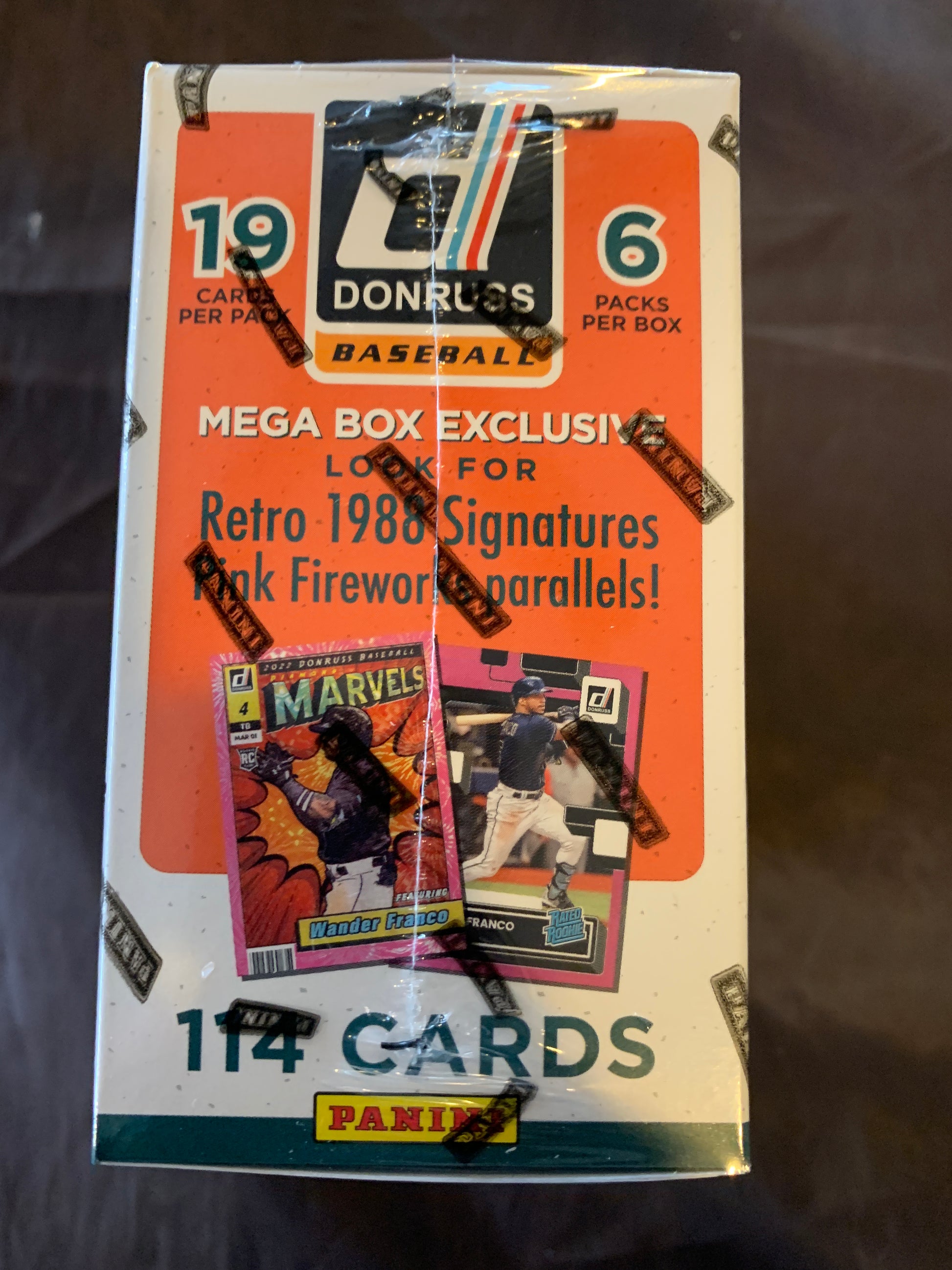 MLB 2022 Panini Donruss Baseball Mega Box (Pink Parallels)