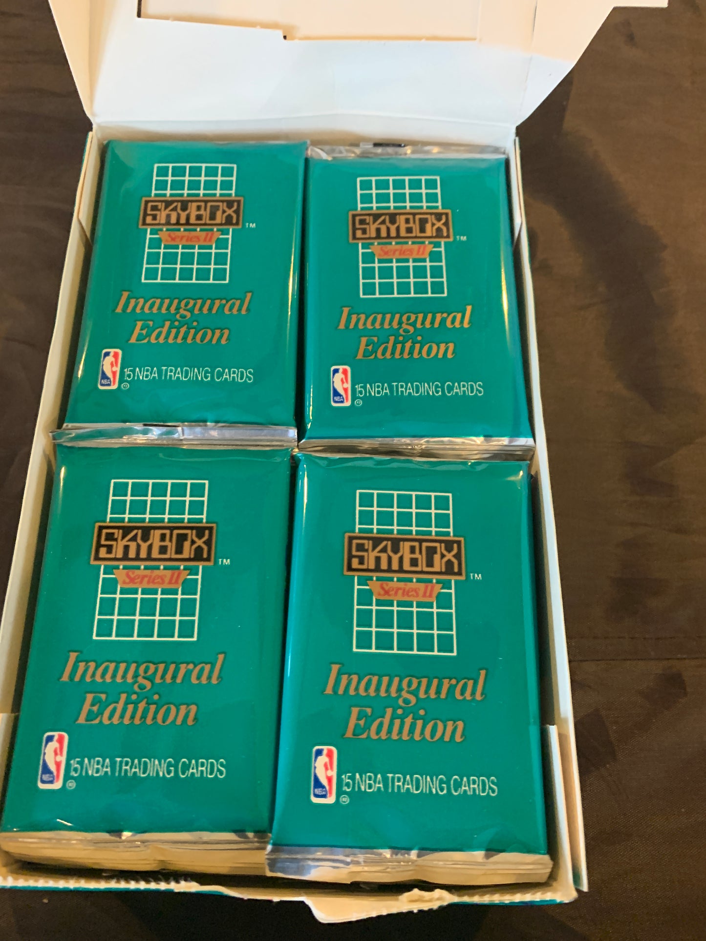 1990-91 Skybox Series 2 Basketball Cards, 1 Sealed PACK From Wax Box, 15 Cards