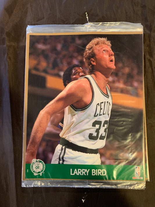 1990 Basketball Hoops Vintage Larry Bird 8x10 Boston Celtics Photo