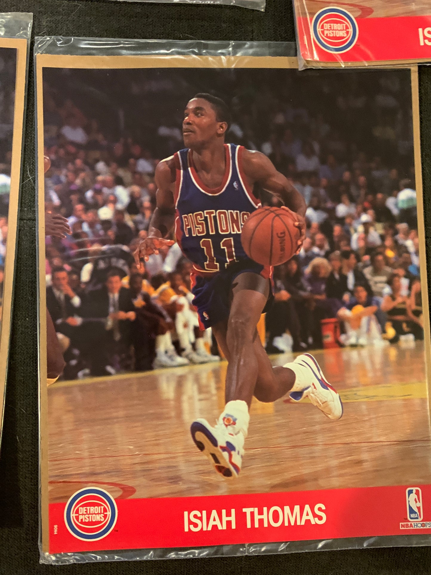1990-91 Basketball Hoops Action Photo Vintage Isiah Thomas Detroit Pistons 8x10 Photo New