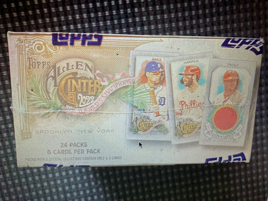 2022 Topps Allen & Ginter Baseball Retail 24-Pack Box