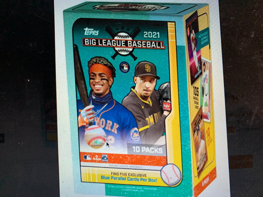 2021 Topps Big League Baseball 10-Pack Blaster Box