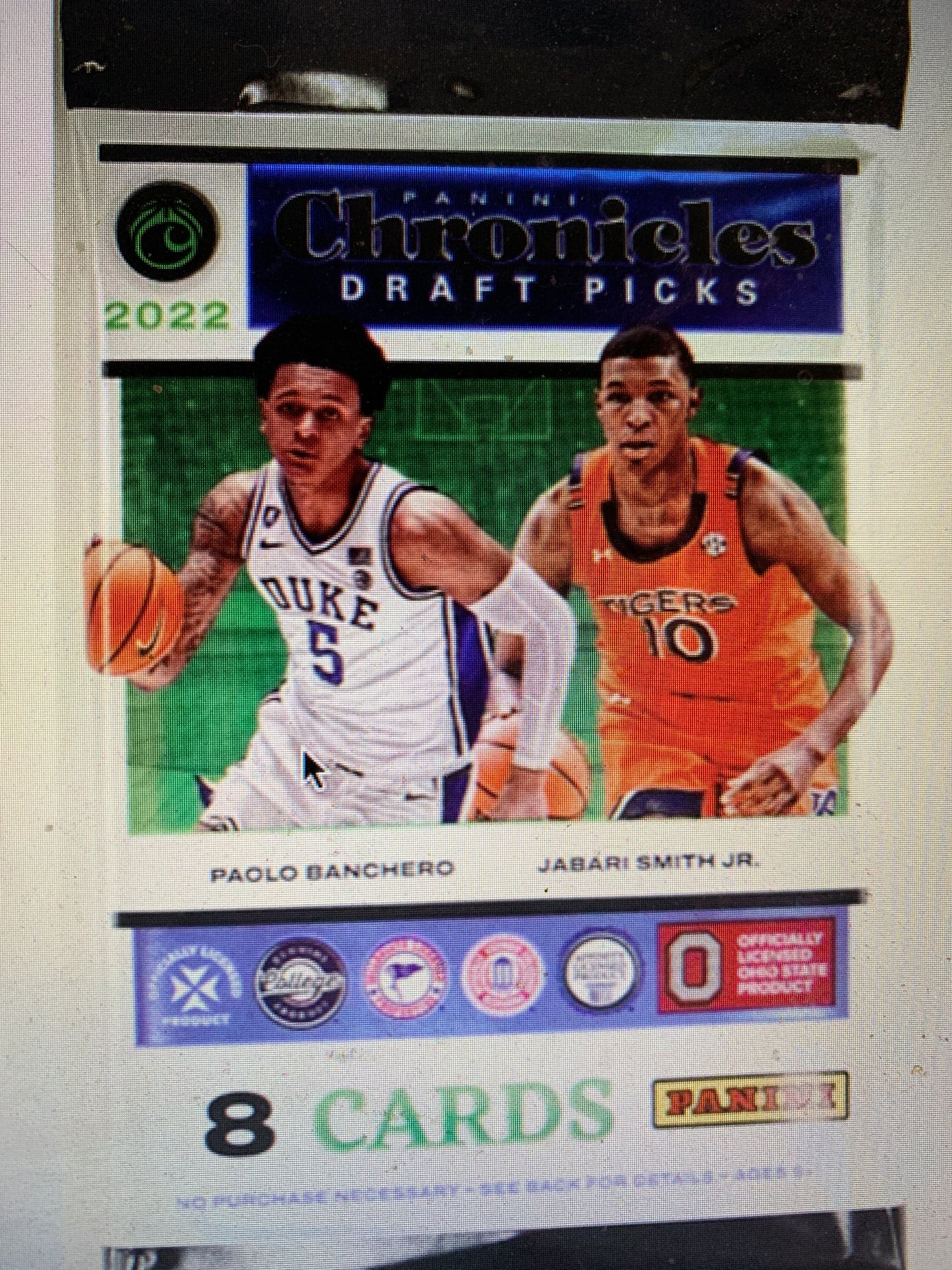 2022/23 Panini Chronicles Draft Picks Basketball Hobby Pack