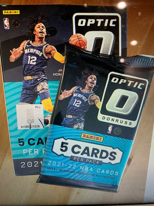 2021-22 Panini NBA Donruss Optic Basketball Blaster Single Pack