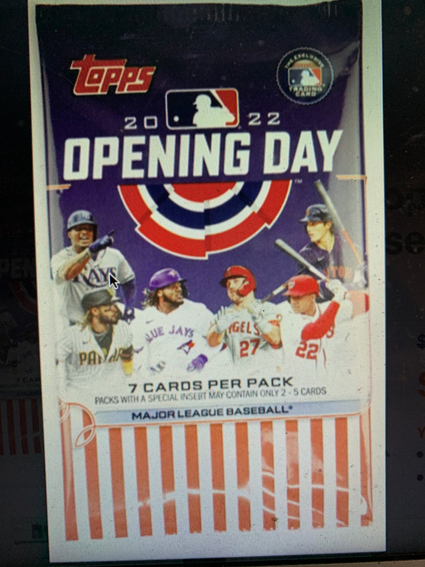 2022 Topps Opening Day Baseball Hobby 5 Pack lot