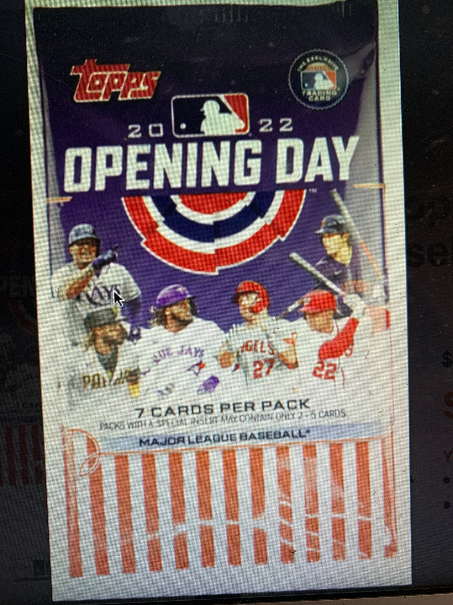 2022 Topps Opening Day Baseball Hobby 5 Pack lot