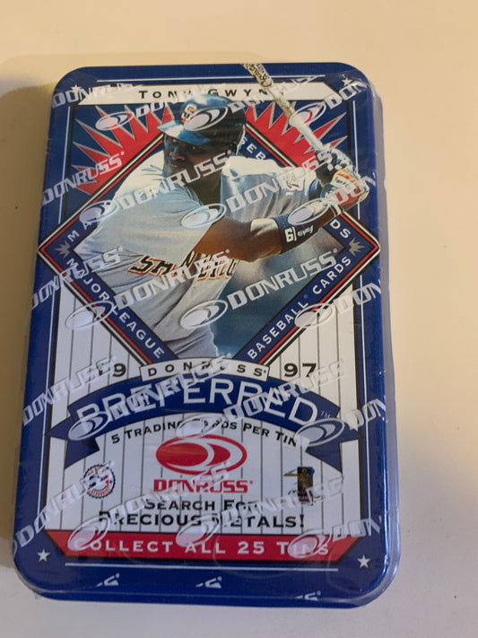 1997 Donruss Preferred Tony Gwynn -Donruss Tin. Original sealed Tin Rare Finds