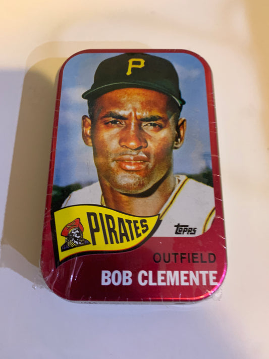 1998 Topps Roberto Clemente Commemorative 1955 Tin Sealed With Cards