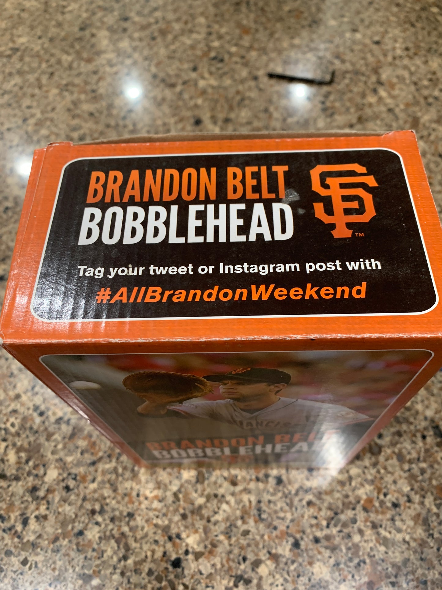2014 BRANDON BELT BOBBLEHEAD SF GIANTS SGA SAN FRANCISCO 6/28/14 NIB NEW IN BOX
