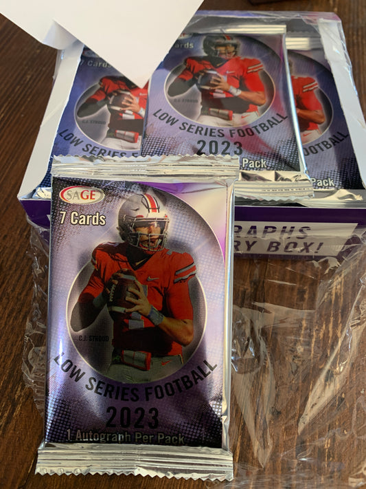 2023 Sage Low Series Football Hobby Pack