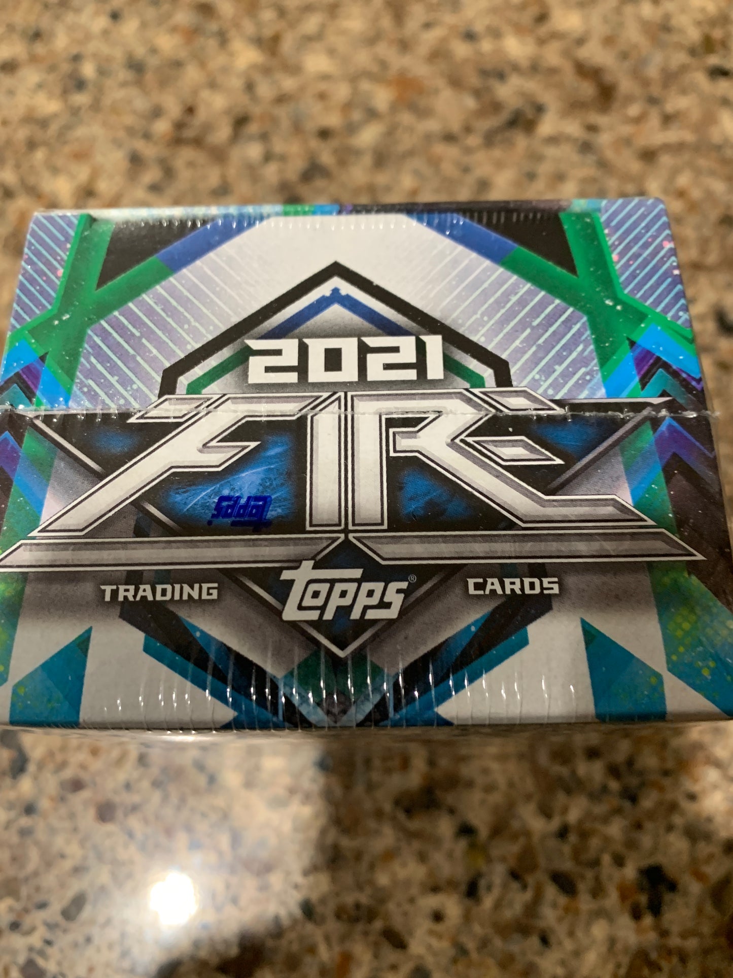 2021 Topps Fire Baseball 7-Pack Blaster Box