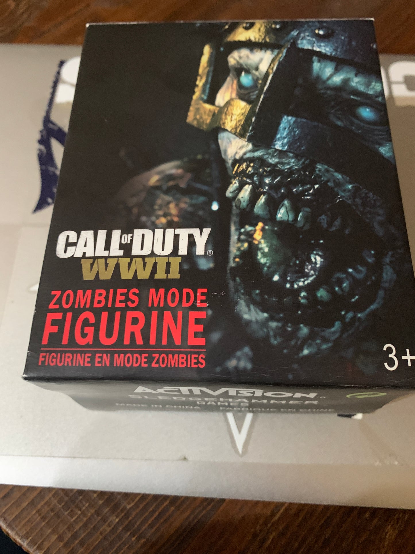 2017 Call of Duty WWII (WW2) Zombies Mode Figurine - GameStop 2017 Activision