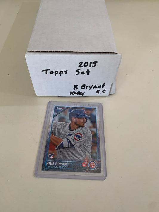 2015 Topps Baseball Complete Set 1-700 Bryant RC, Jorge Soler RC,