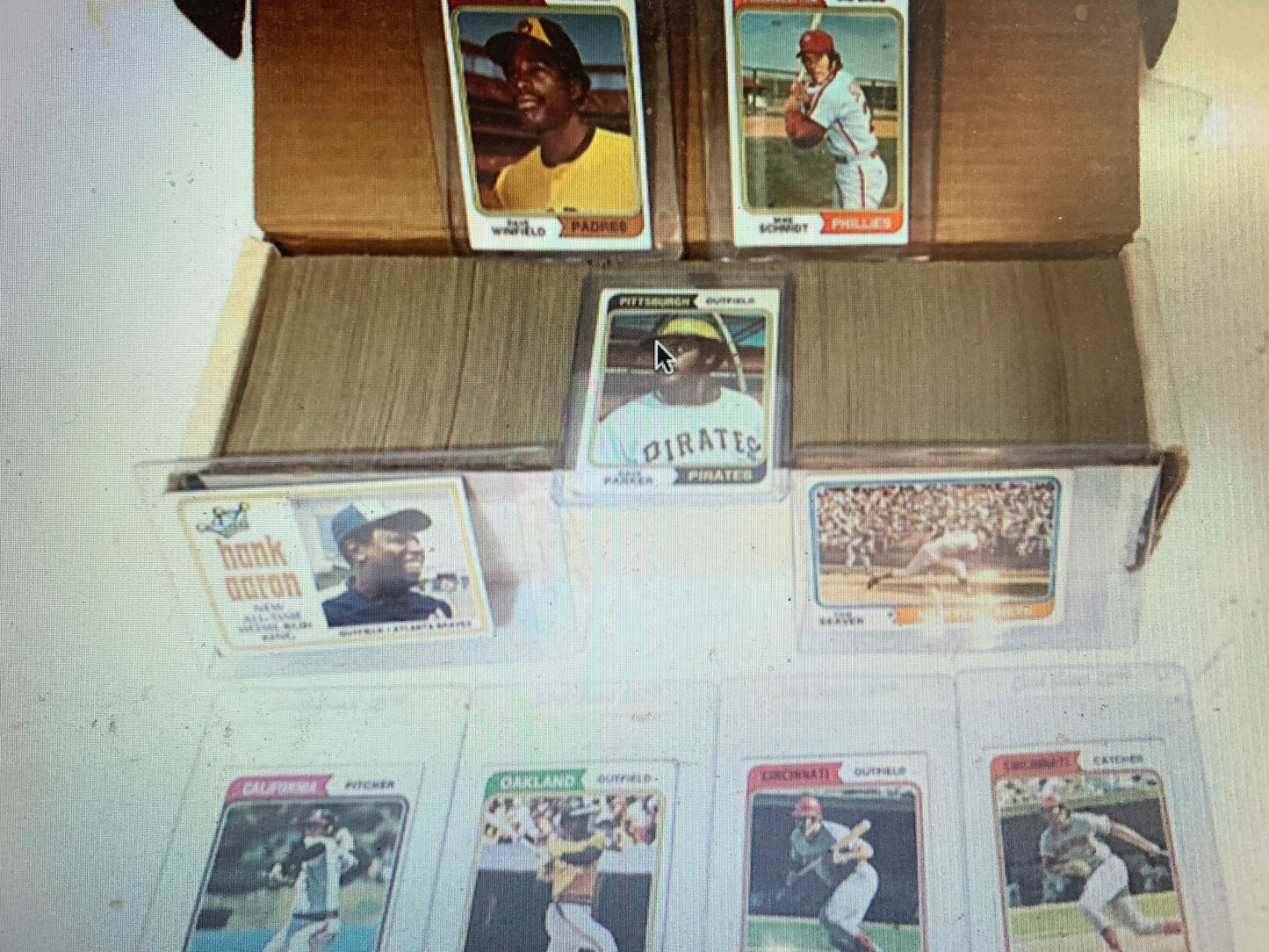 1974 Topps Baseball Complete Set 660 Cards Winfield Parker RC Vg-Ex No Creases