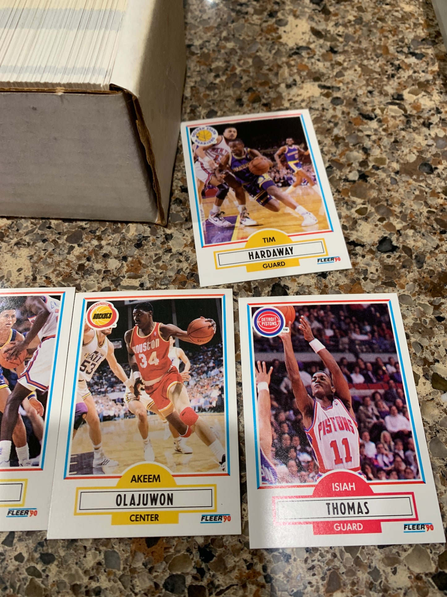 1990-91 Fleer Complete Basketball Set (1-198 cards) Jordan, Magic