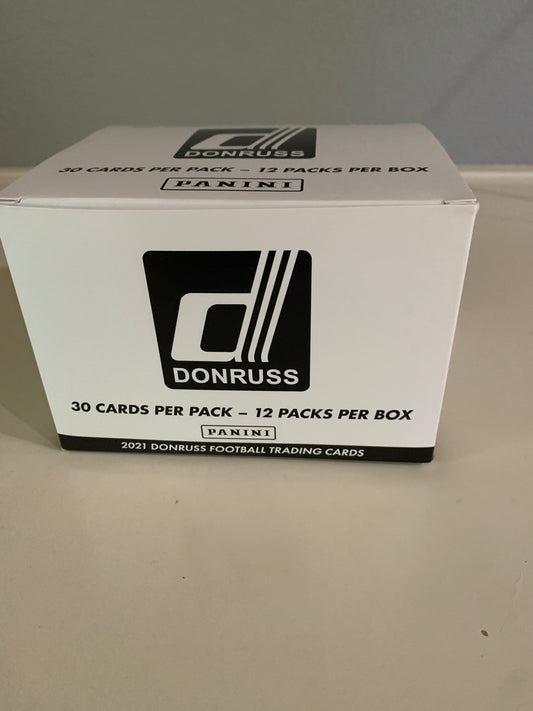 2021 Panini Donruss Football Jumbo Value 12-Pack Box (Press Proof Blue Parallels!)